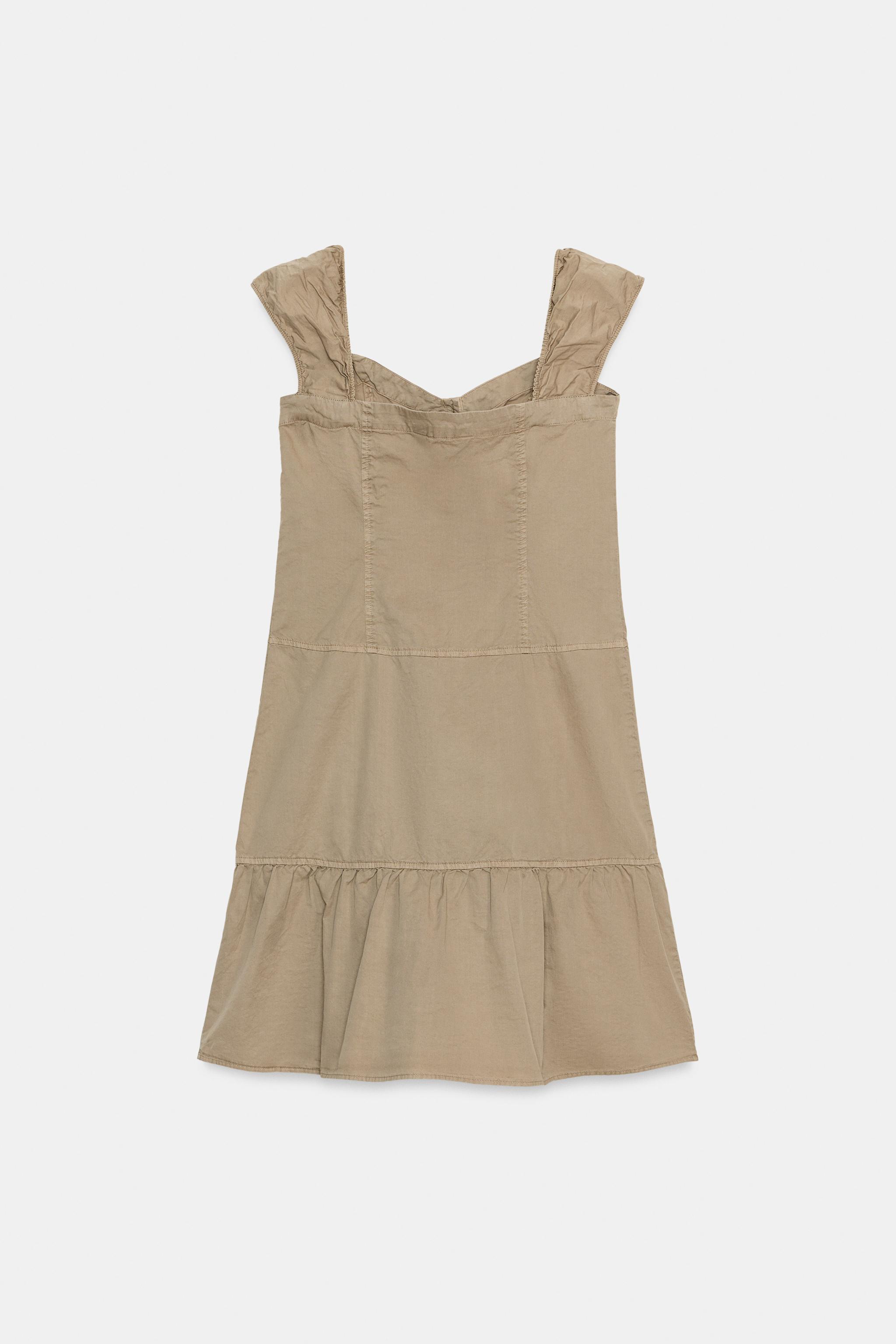 BUTTONED MIDI DRESS